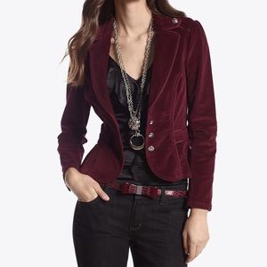 Plum Velvet/Corduroy Jacket